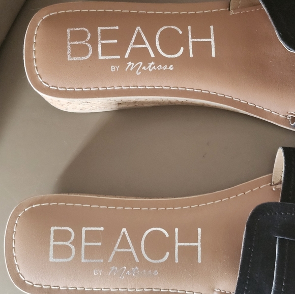 NWOT BEACH by Matisse BAJA WEDGE Sandals-Size 8M $19 - Picture 7 of 8